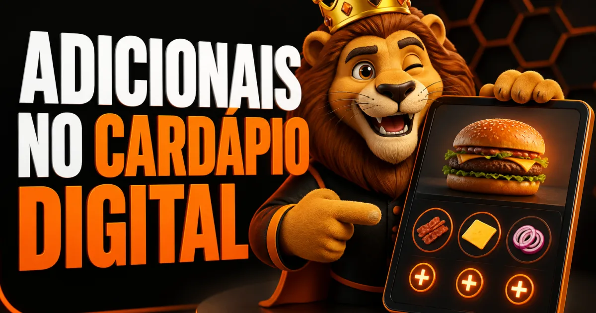 Adicionais no Cardápio Digital