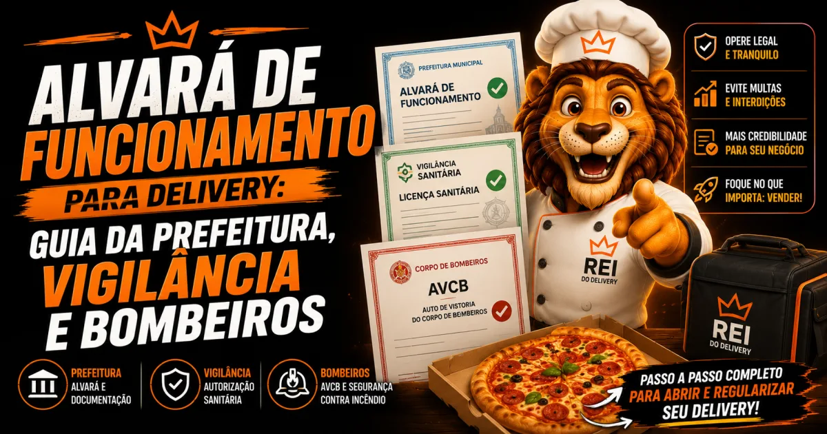 Alvará de funcionamento para delivery