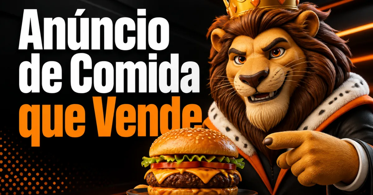 Anúncio de Comida que Vende