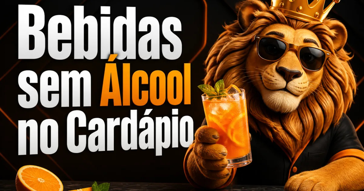 Bebidas sem Álcool no Cardápio