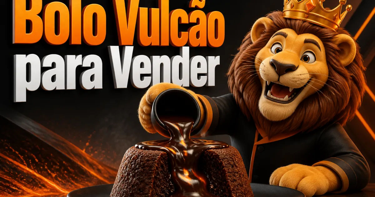Bolo Vulcão para Vender