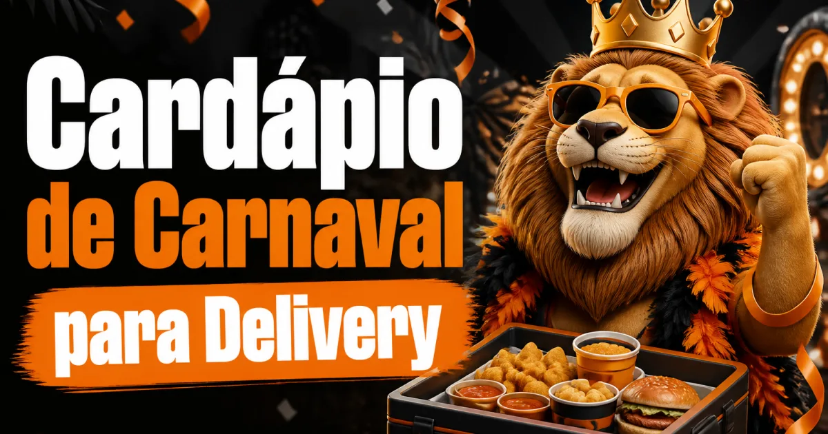 Cardápio de Carnaval para Delivery