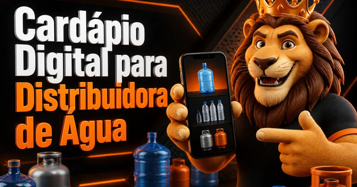 Cardápio Digital para Distribuidora de Água