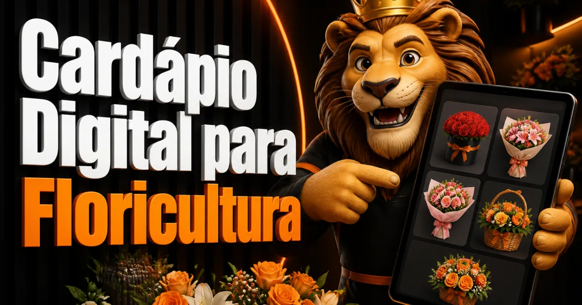 Cardápio Digital para Floricultura
