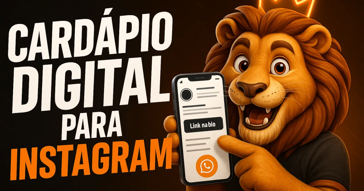 Cardápio Digital para Instagram