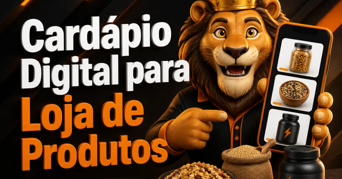 Cardápio Digital para Loja de Produtos