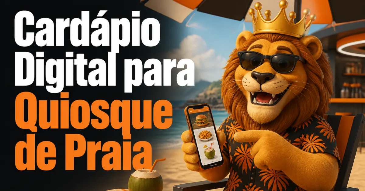 Cardápio Digital para Quiosque de Praia