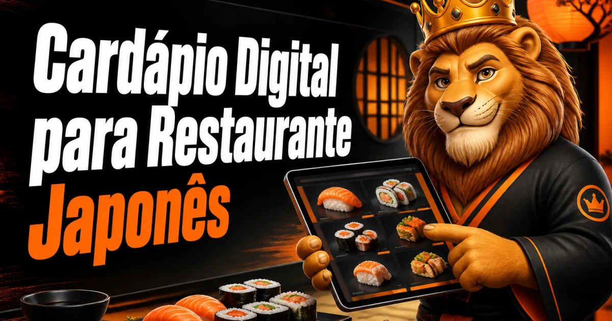 Cardápio Digital para Restaurante Japonês