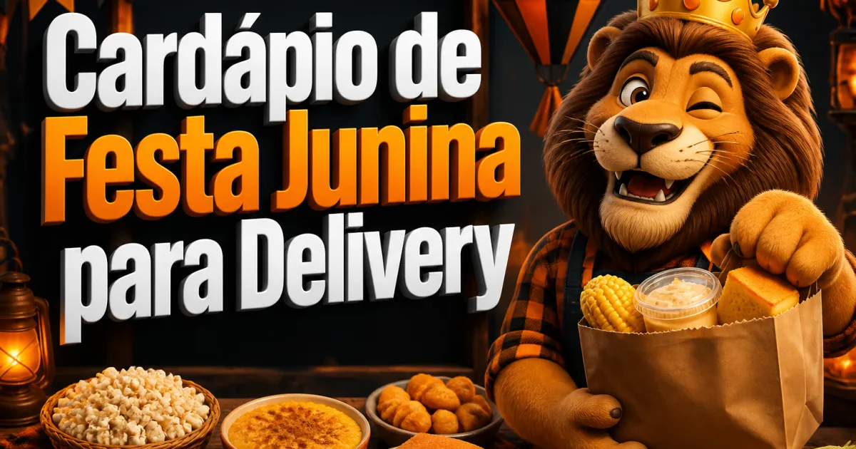 Cardápio de Festa Junina para Delivery