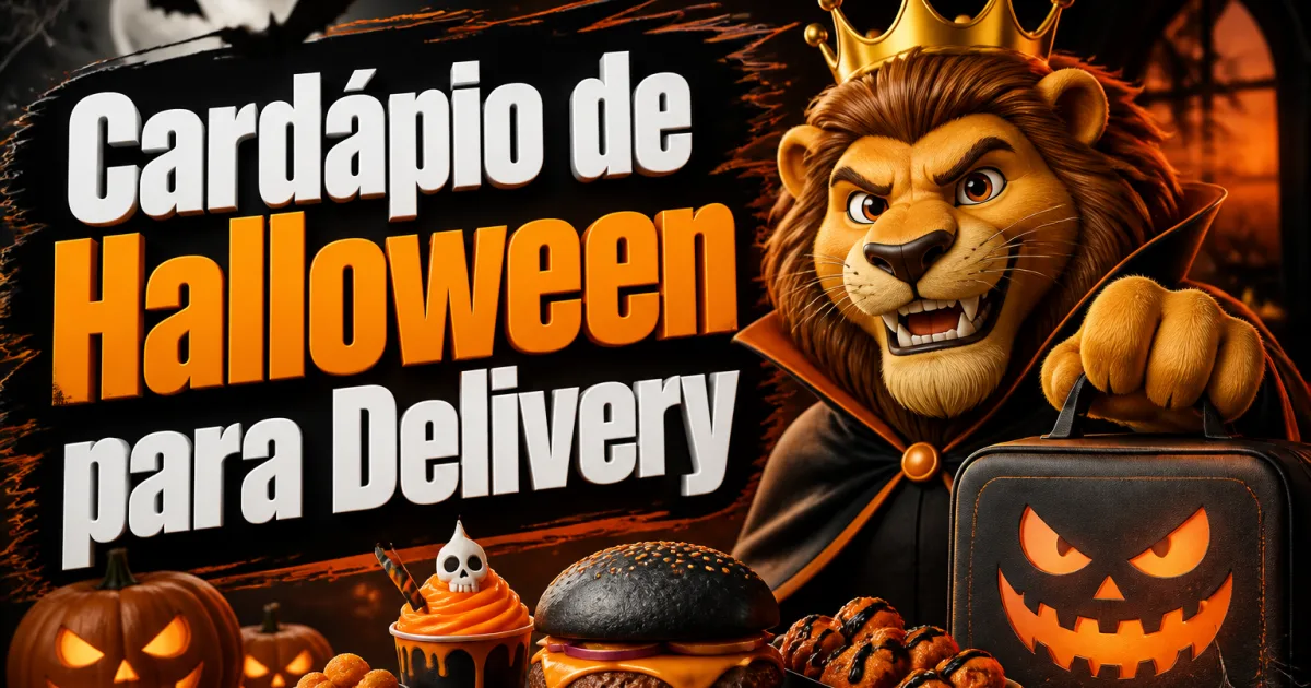 Cardápio de Halloween para Delivery