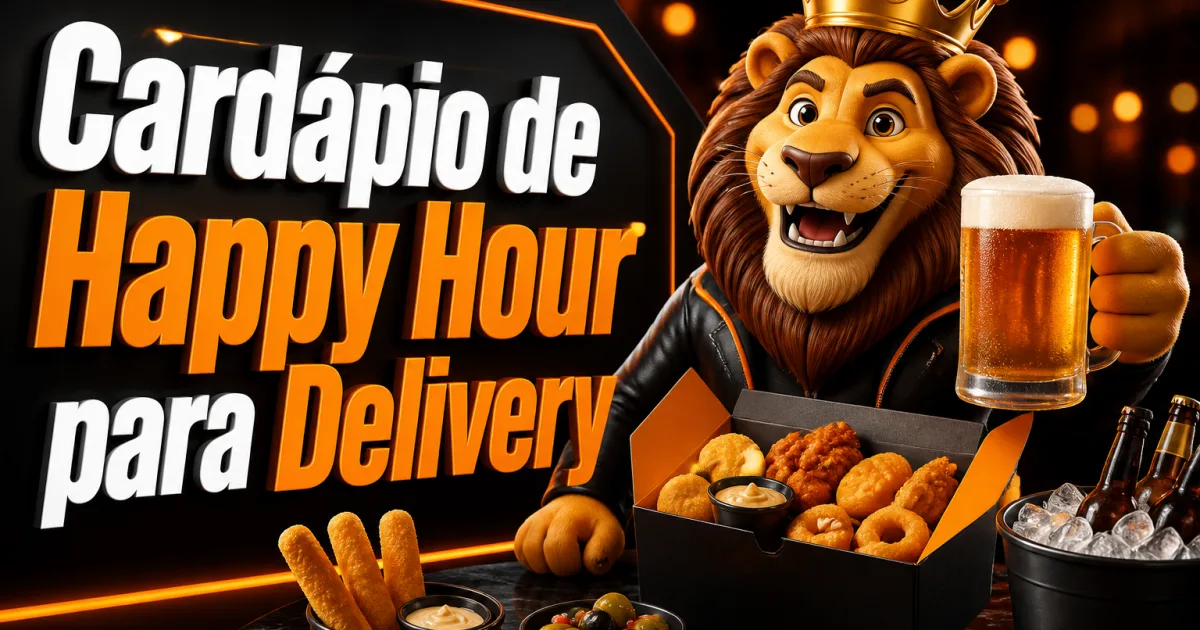 Cardápio de Happy Hour para Delivery