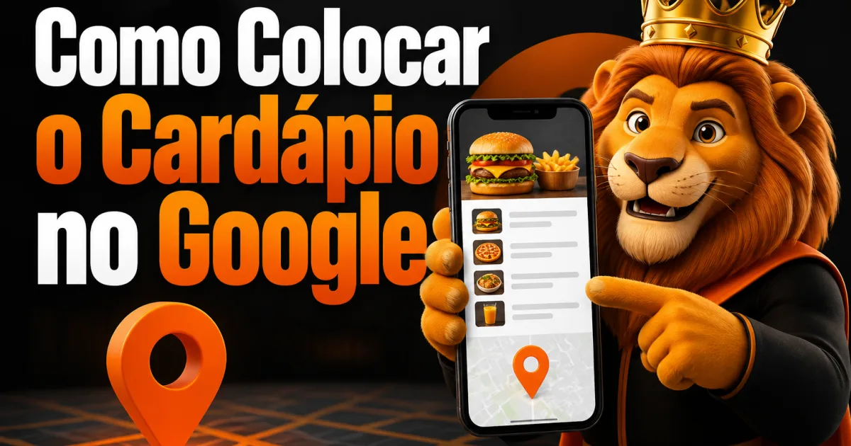 Como Colocar o Cardápio no Google