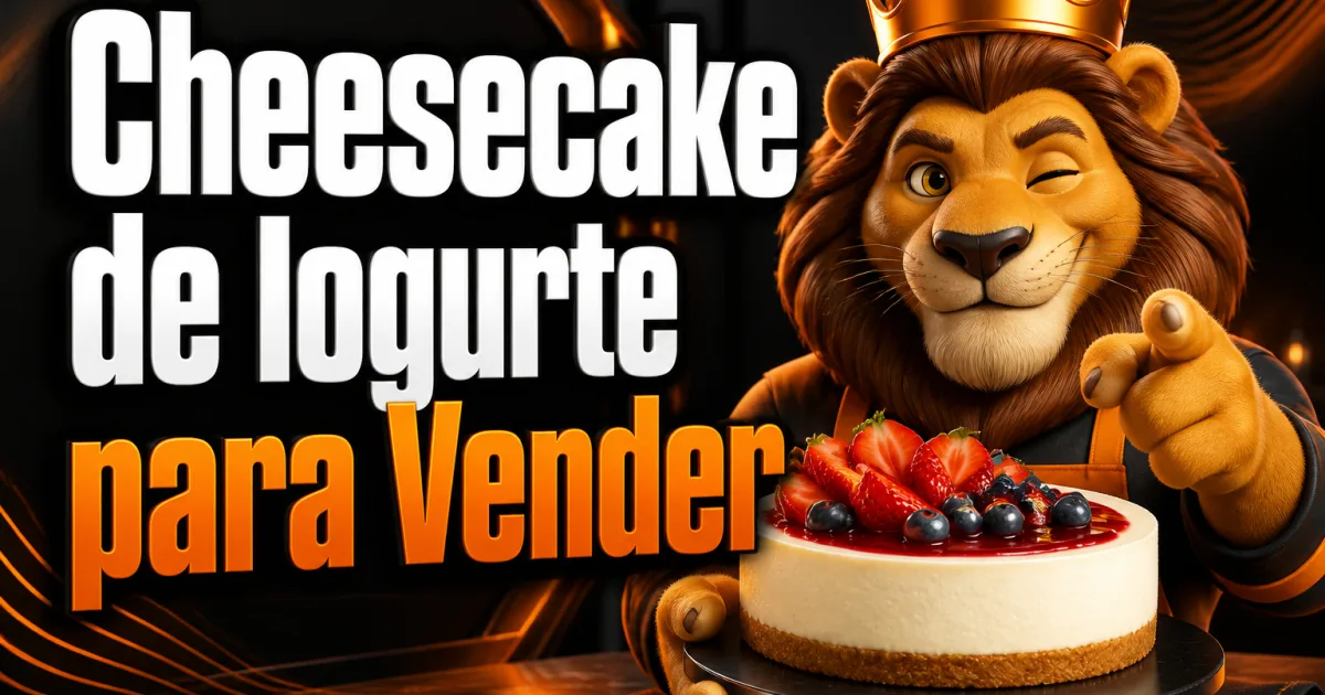 Cheesecake de Iogurte para Vender