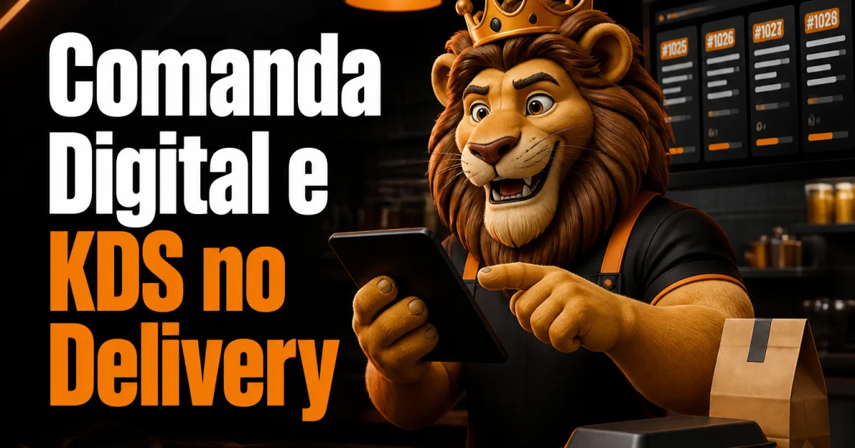Comanda Digital e KDS no Delivery