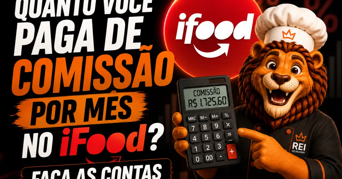Calculadora de comissão do iFood