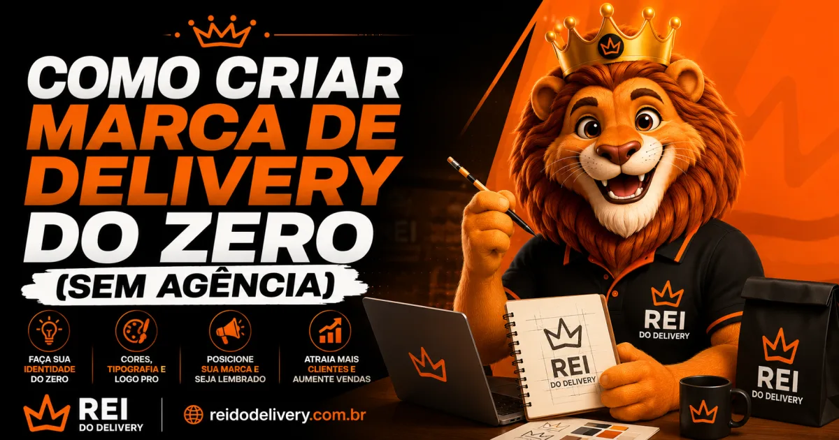 Identidade de marca para delivery de comida