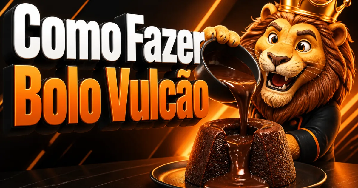 Como Fazer Bolo Vulcão