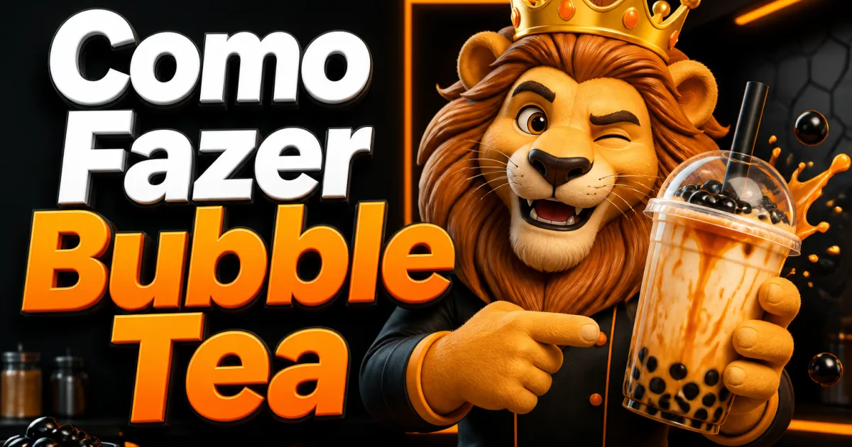 Como Fazer Bubble Tea