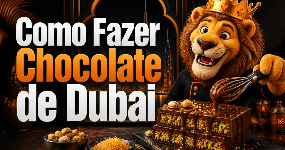 Como Fazer Chocolate de Dubai