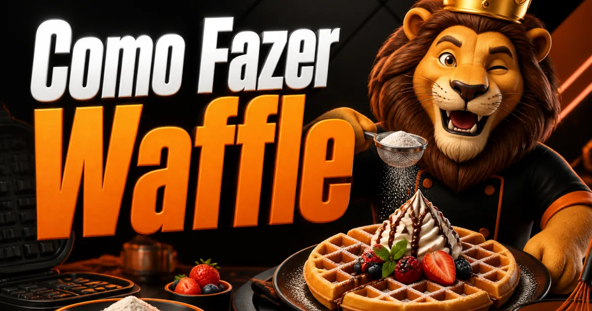 Como Fazer Waffle