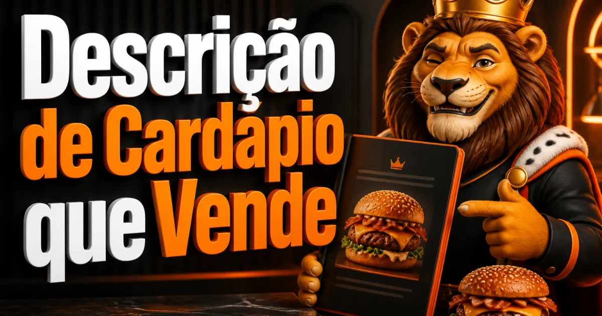 Descrição de Cardápio que Vende