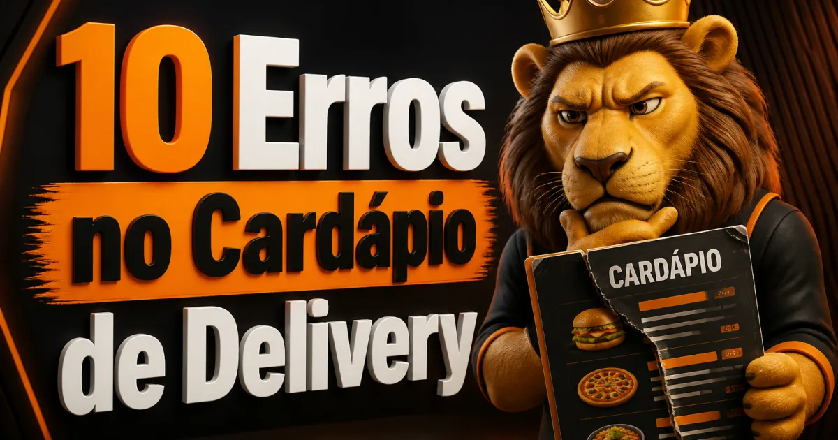 10 Erros no Cardápio de Delivery