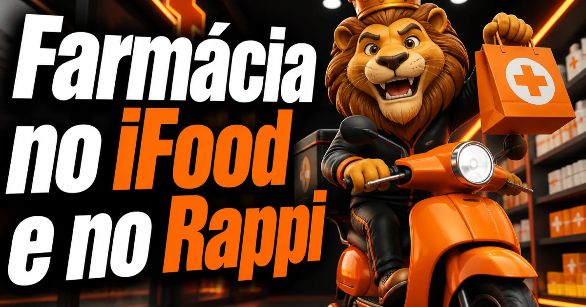 Farmácia no iFood e no Rappi
