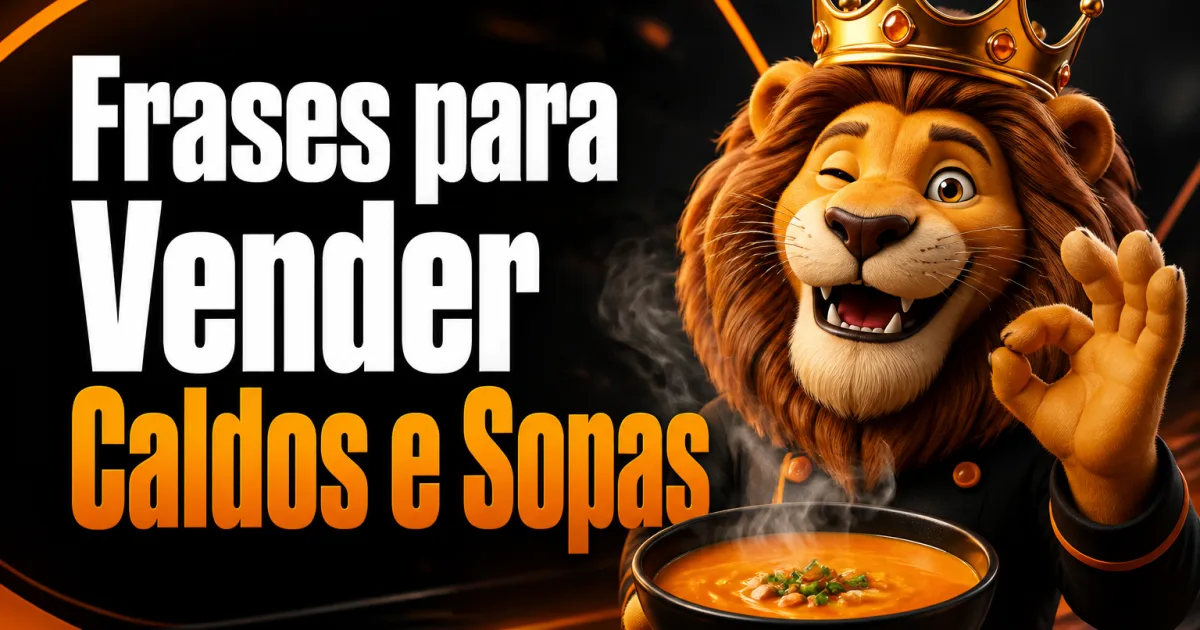 Frases para Vender Caldos e Sopas