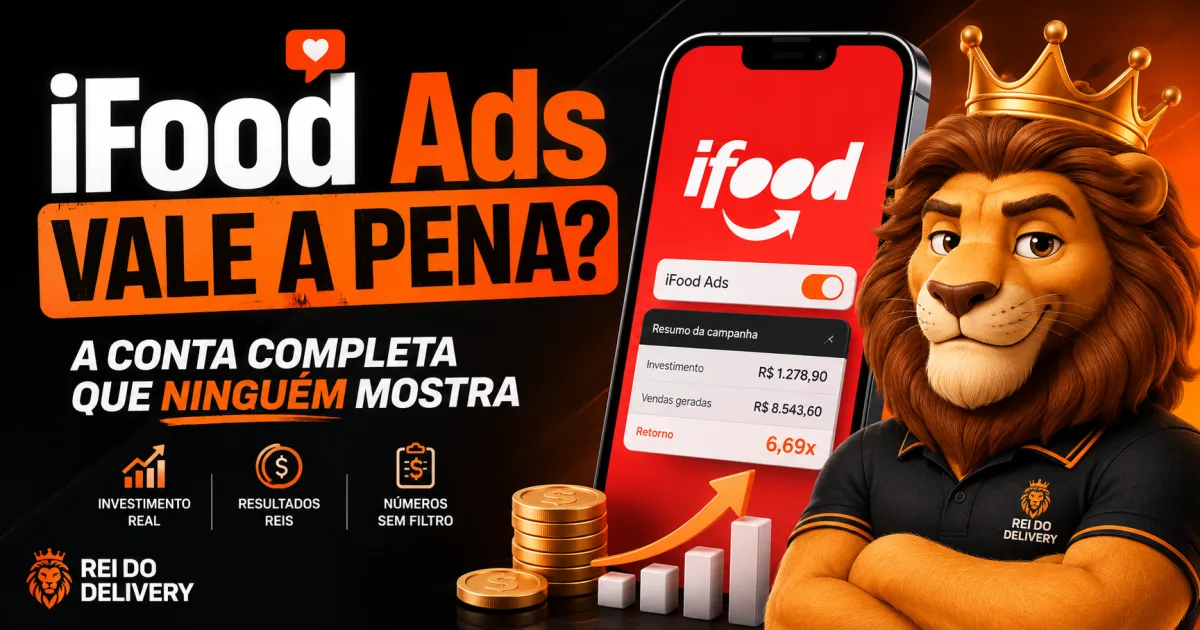 iFood Ads vale a pena: comparação de custos