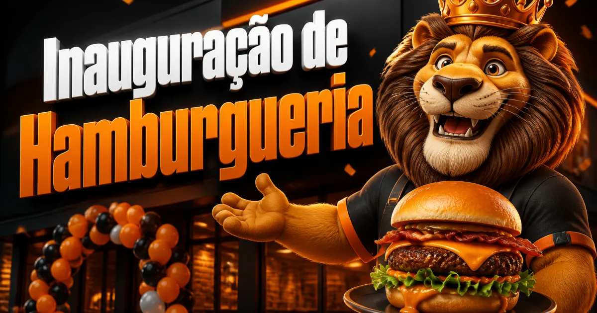 Inauguração de Hamburgueria