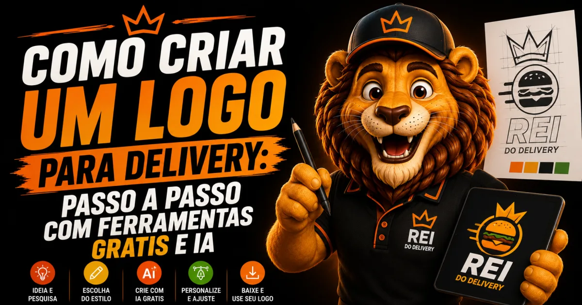 criacao de logo para delivery em ferramenta gratuita