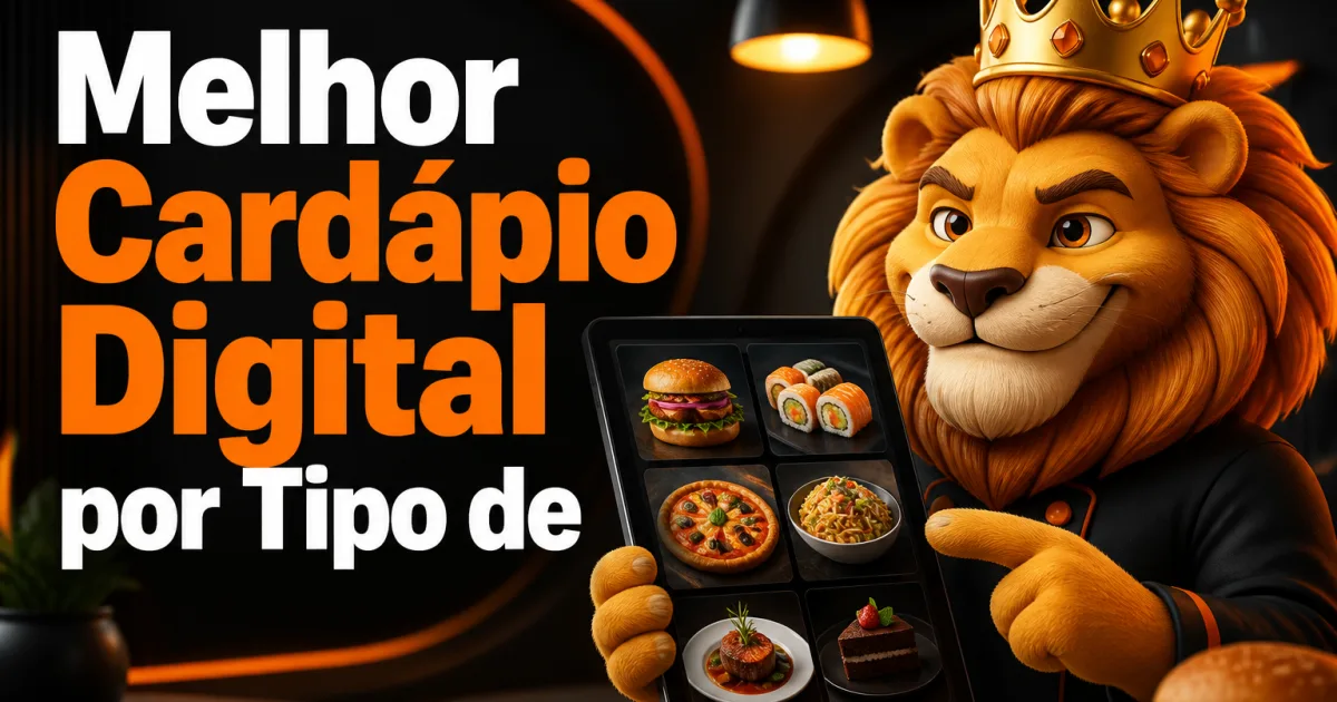 Melhor Cardápio Digital por Tipo de