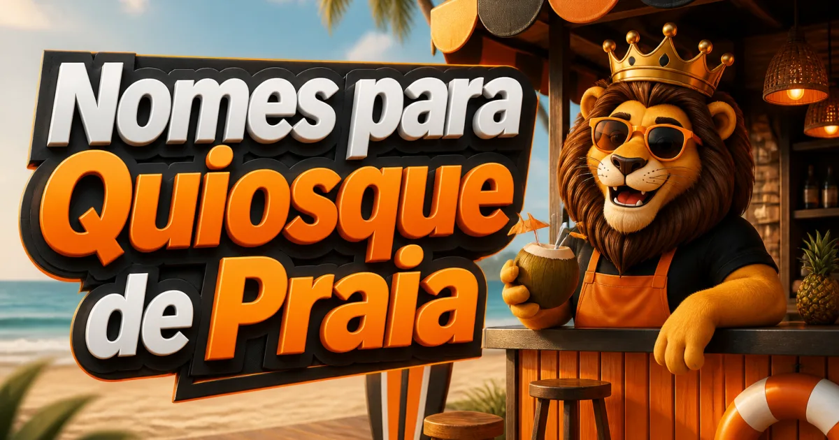 Nomes para Quiosque de Praia