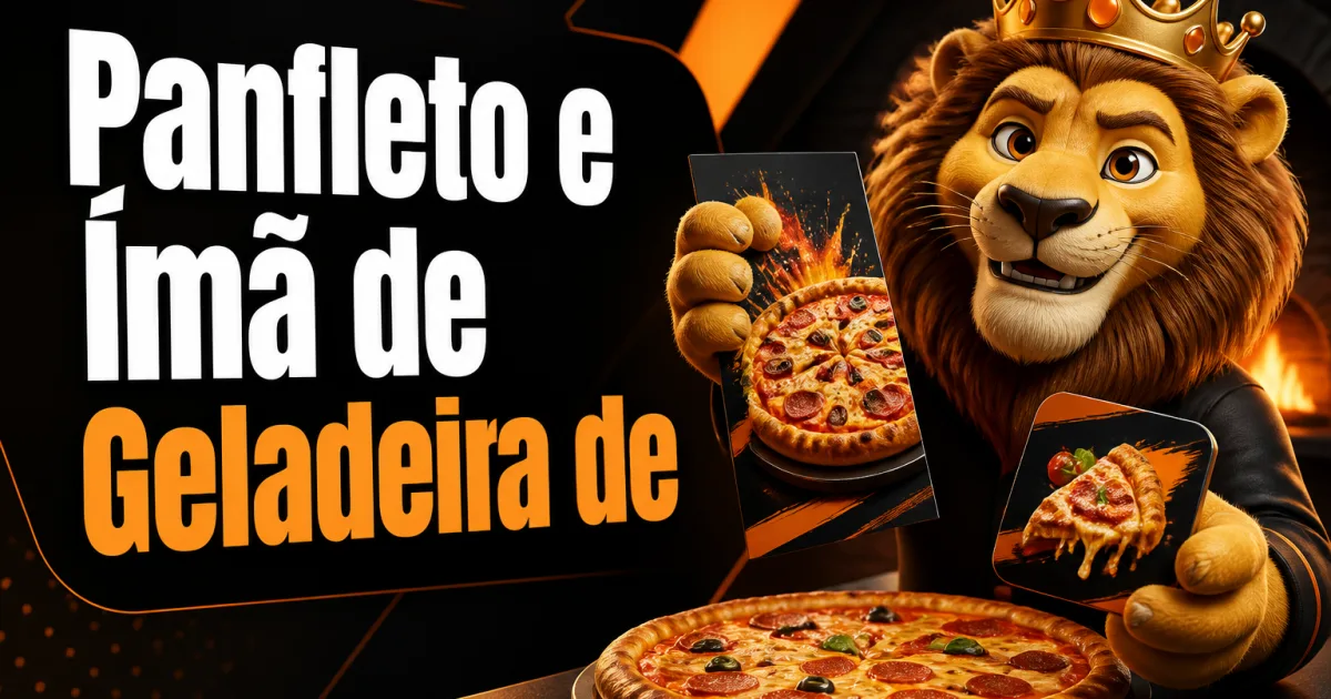 Panfleto e Ímã de Geladeira de