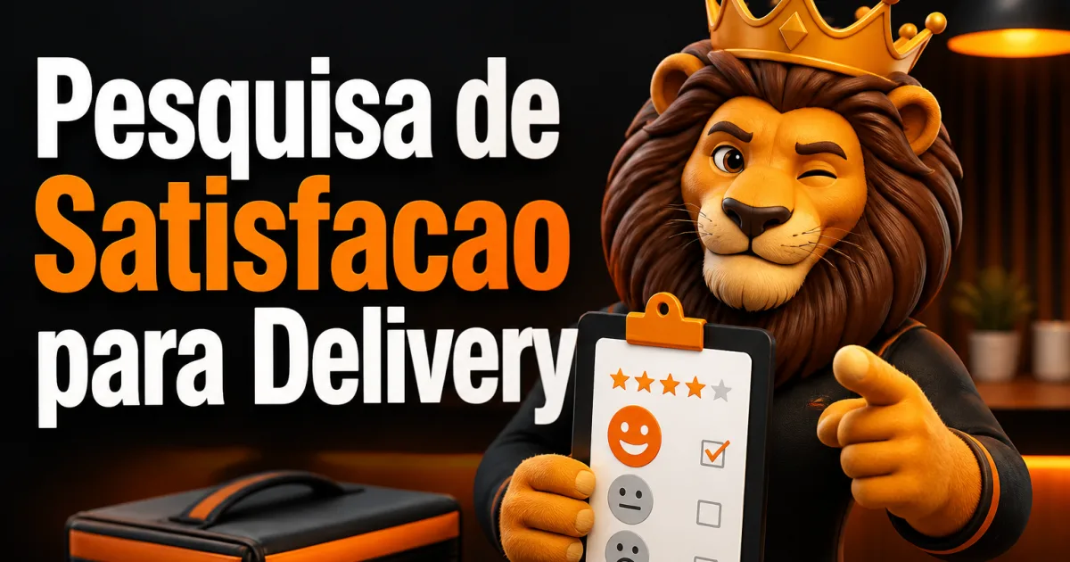 Pesquisa de Satisfacao para Delivery