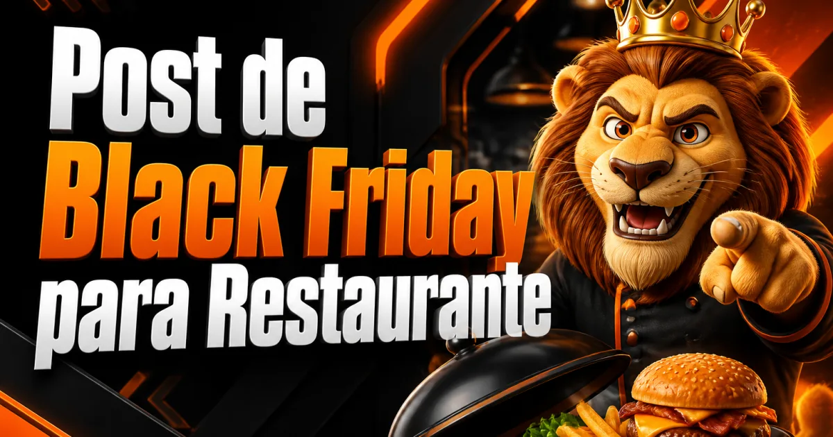 Post de Black Friday para Restaurante