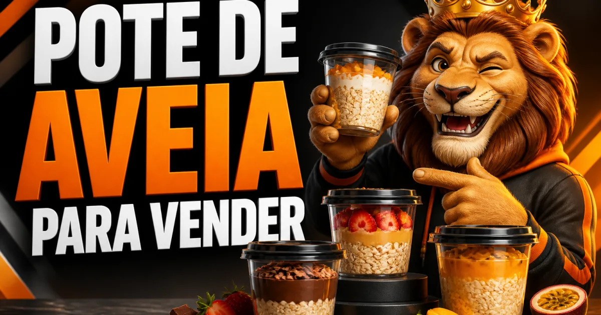 Pote de Aveia para Vender