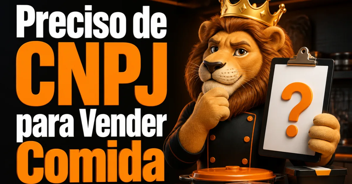 Preciso de CNPJ para Vender Comida