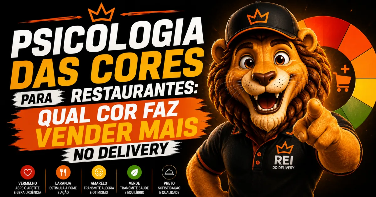 paletas de cores para marcas de delivery por nicho