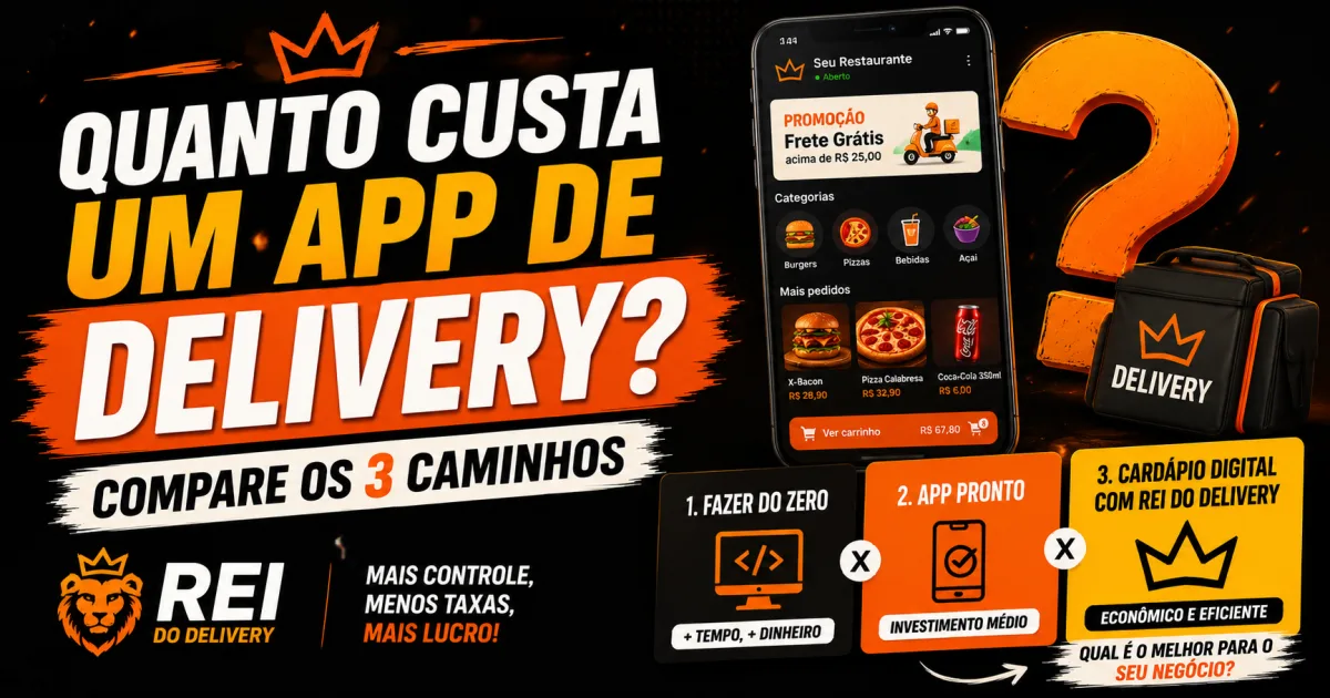 Quanto custa um aplicativo de delivery