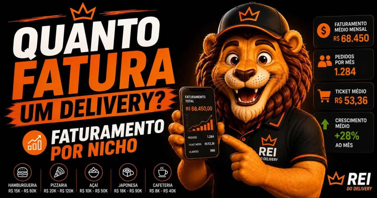 quanto fatura um delivery por mês