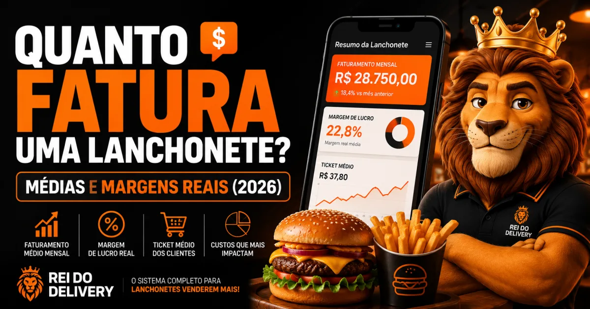 quanto fatura uma lanchonete por mês