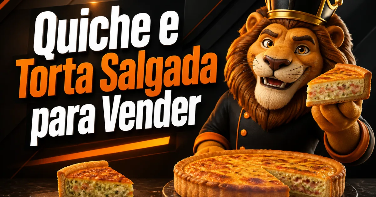 Quiche e Torta Salgada para Vender