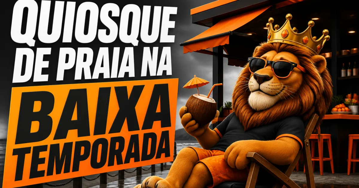 Quiosque de Praia na Baixa Temporada