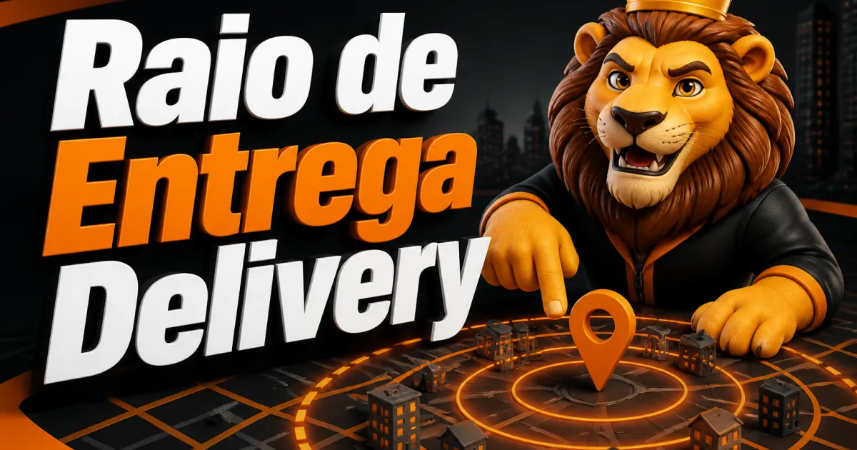 Raio de Entrega Delivery