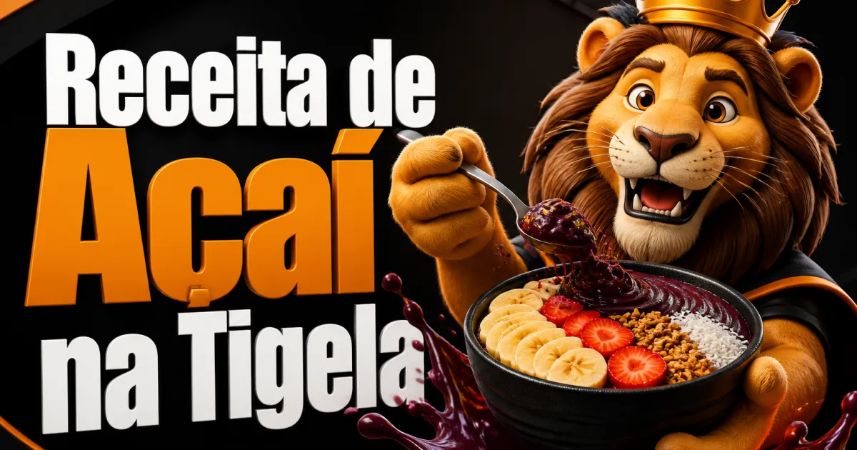 Receita de Açaí na Tigela