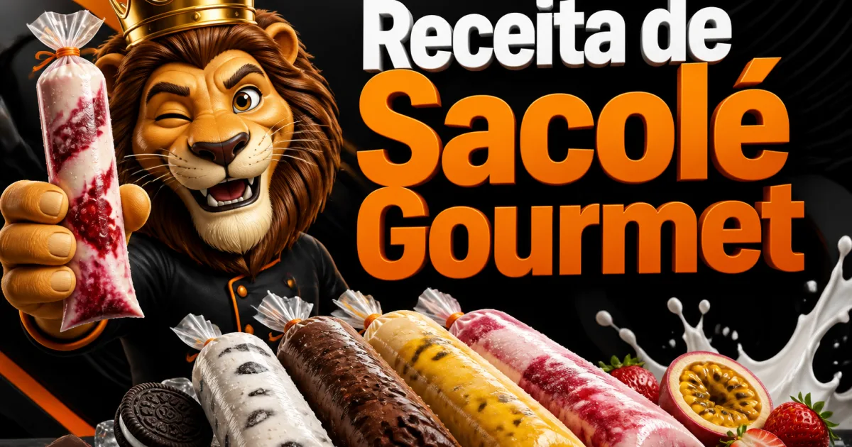Receita de Sacolé Gourmet