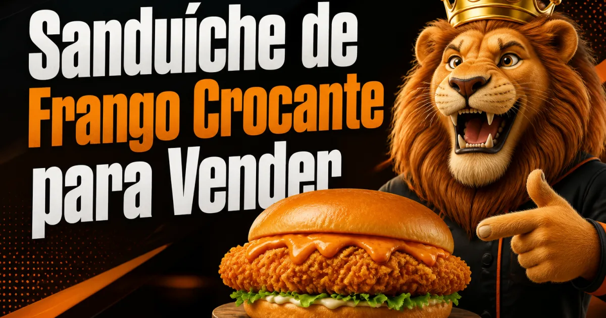 Sanduíche de Frango Crocante para Vender