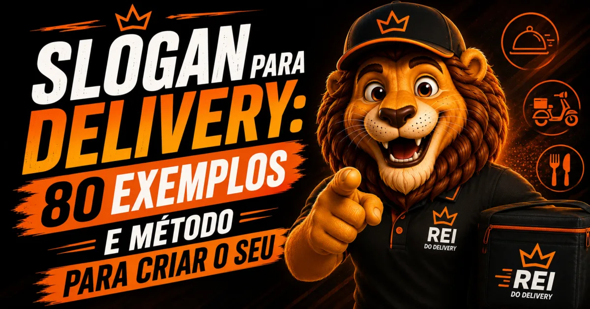 exemplos de slogan aplicados em embalagens de delivery