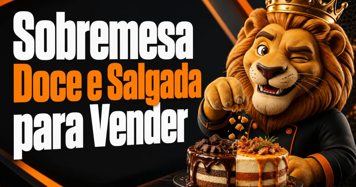 Sobremesa Doce e Salgada para Vender